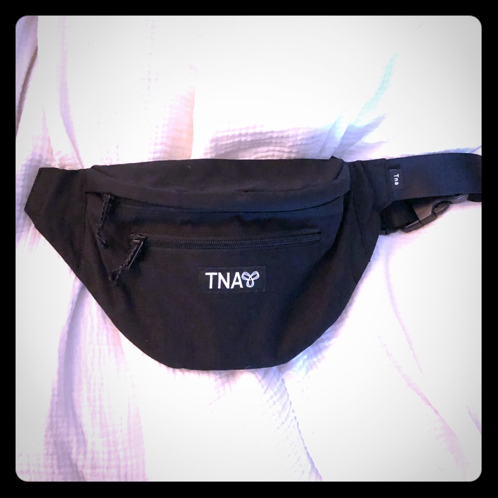 Aritzia Black Waist Bag